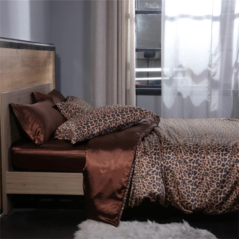 Satin Bedding Set, Duvet Cover, Sheets, Pillowcases