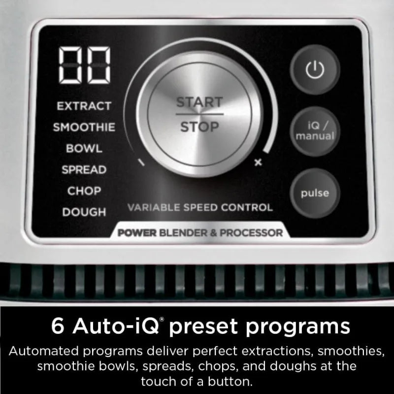 Ninja Blender For Kitchen, Food Processor Combo System