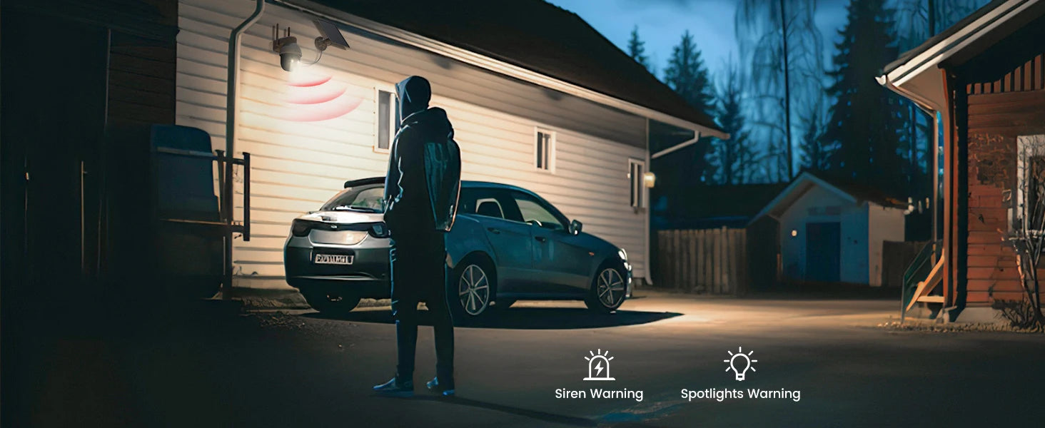 Solar Security Camera, WIFI, 2-Way Audio