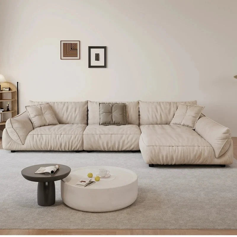 Velvet Corner Sofa for Cozy Living Room