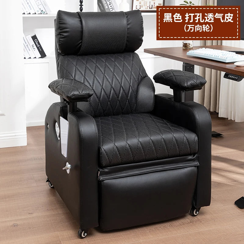 Leather Sofa Lounge Armchair Living Room Recliner