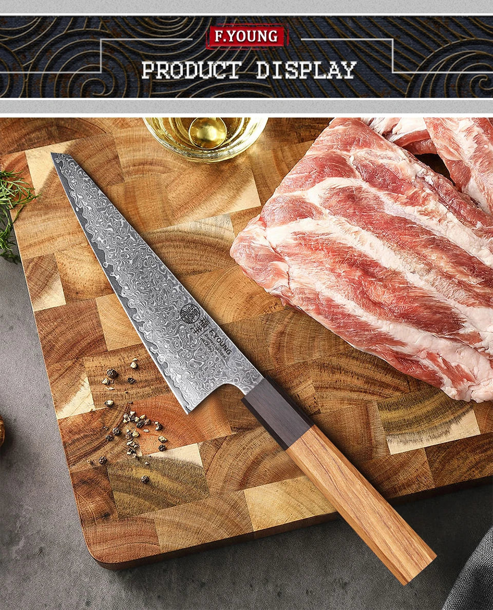 6-inch Honesuki Knife Damascus Steel Kitchen Chef Knives