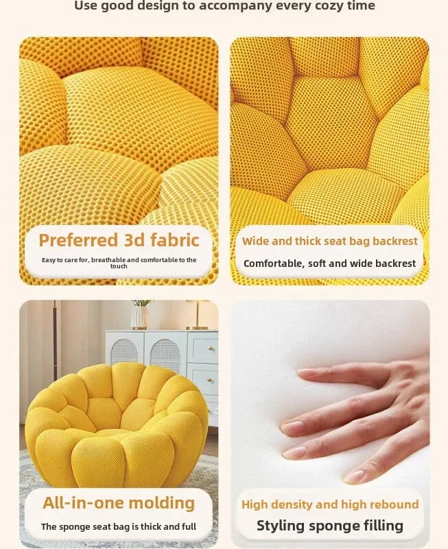 Single Seat Sofa Balcony and Bedroom, Rotatable