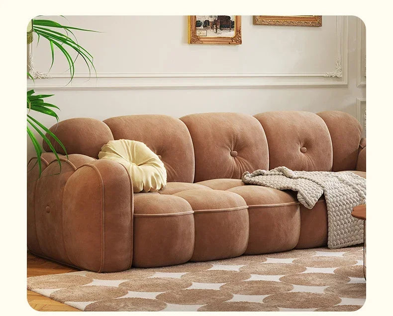 Brown Living Room, Small Apartment, Marshmallow Cloud Sofa