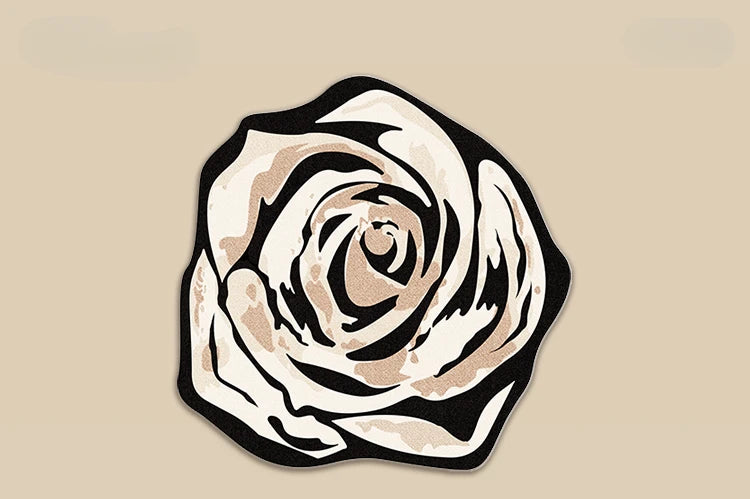 Irregular Shape, Decoration Flower Pattern Carpet, Anti-Slip