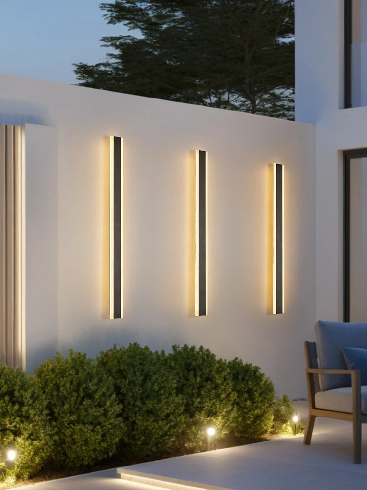 Long Strip Outdoor Waterproof Wall Garden Lights
