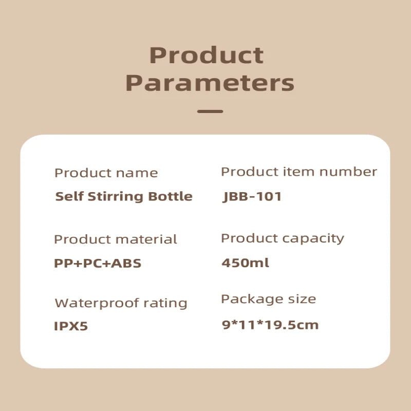 500ml USB-Powered Self-Stirring Mug