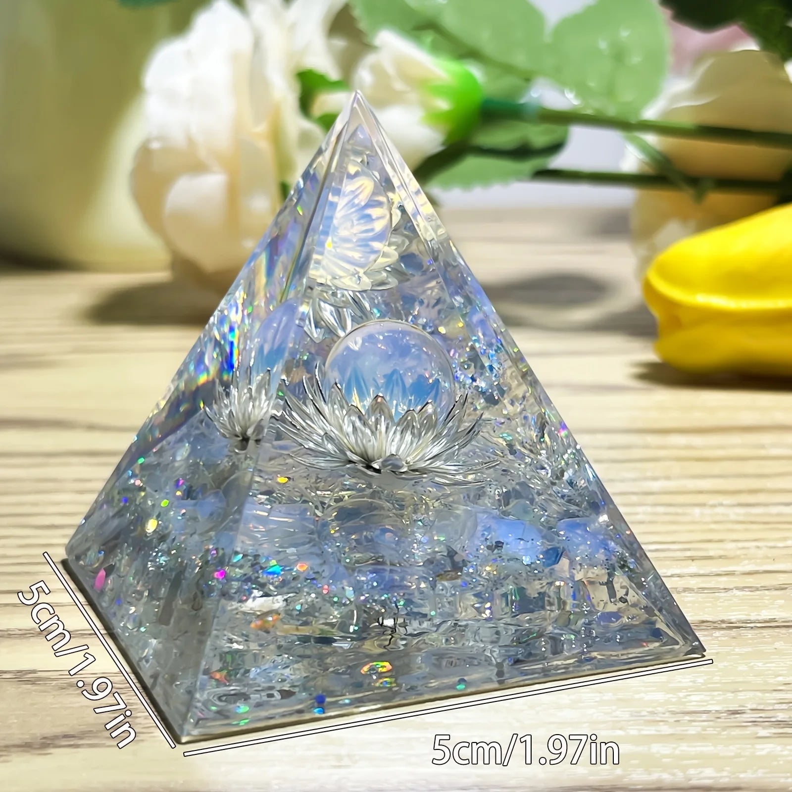1PC Pyramid Decorative Home Piece