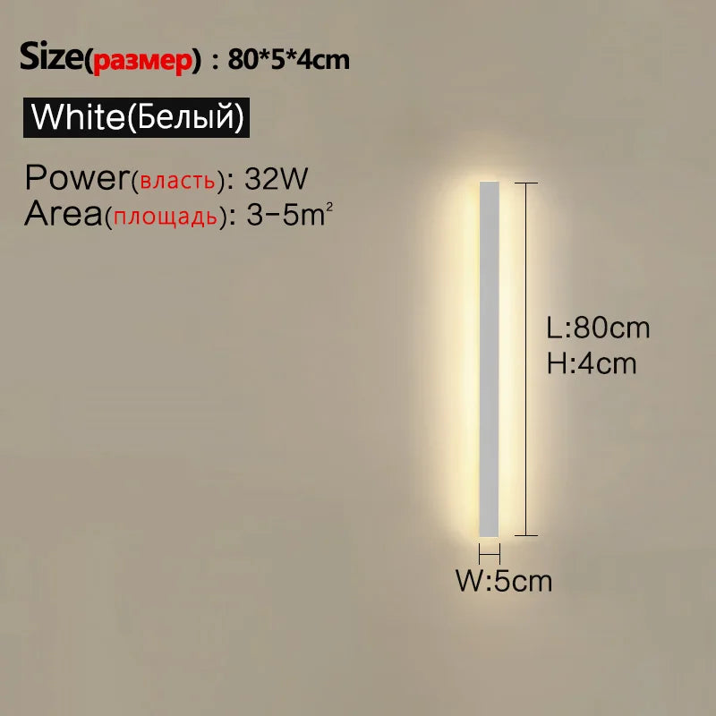 Waterproof Outdoor Garden Wall lamps, LED, Black, White