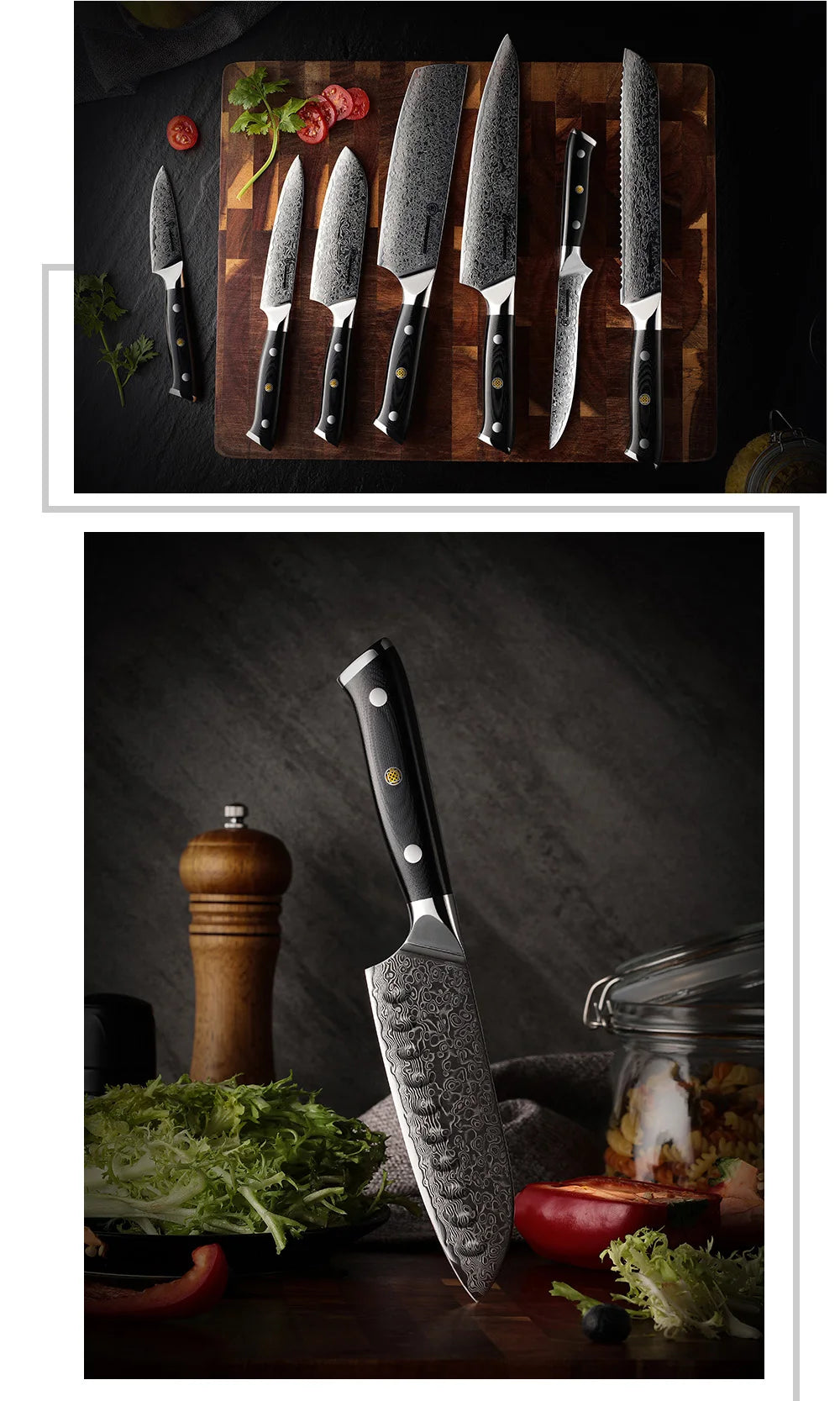 5 Inch Japanese Damascus Steel Kitchen Knife