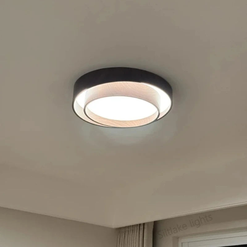 Ceiling Lights, Walnut, Black, Dimmable