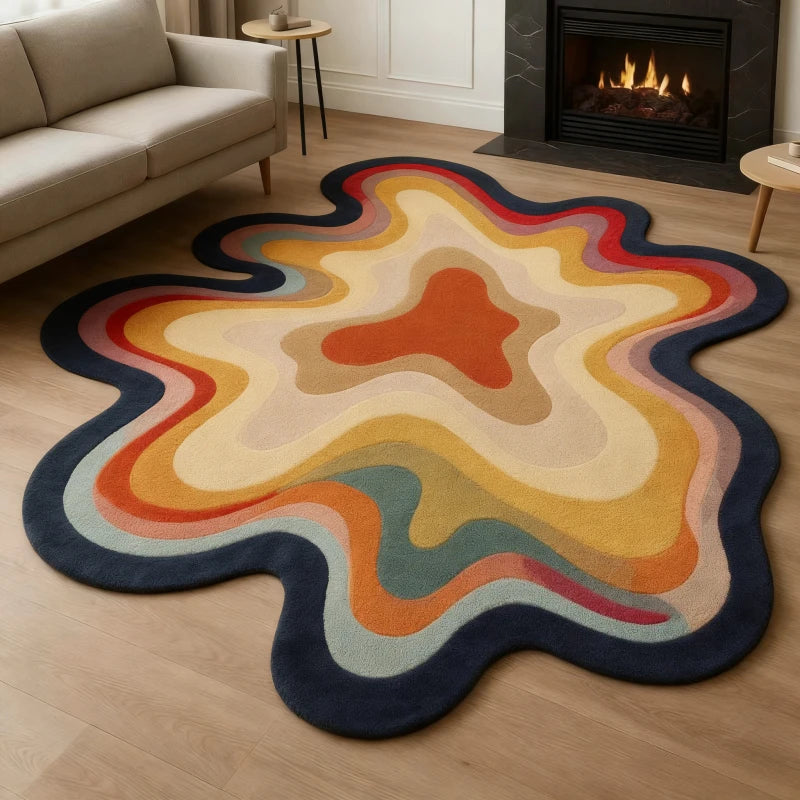 Various Color, Size Abstract Art Carpets