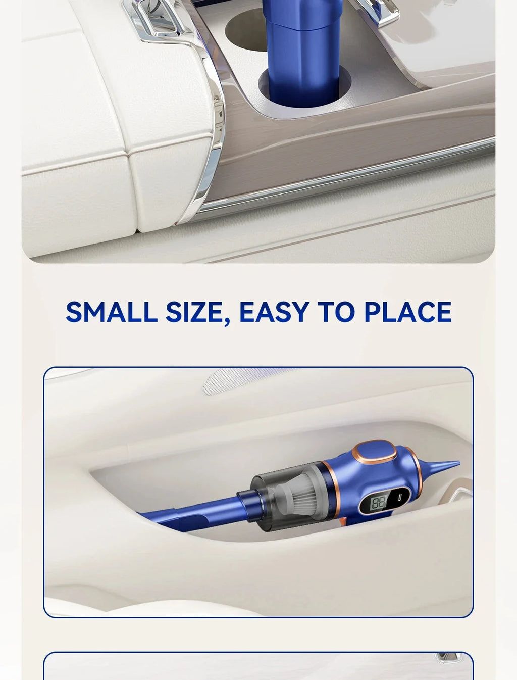 5 in1 Wireless Automobile Portable Vacuum Cleaner