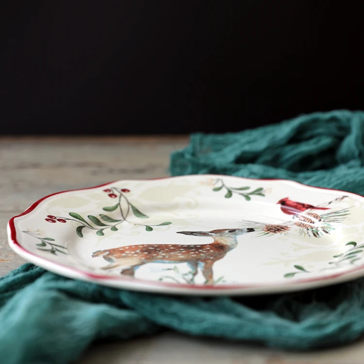 Creative Retro Ceramic Tableware, Multiple Holiday Designs