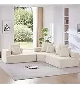 Loveseat Sofa. Beige, Grey, Emerald, Blackberry