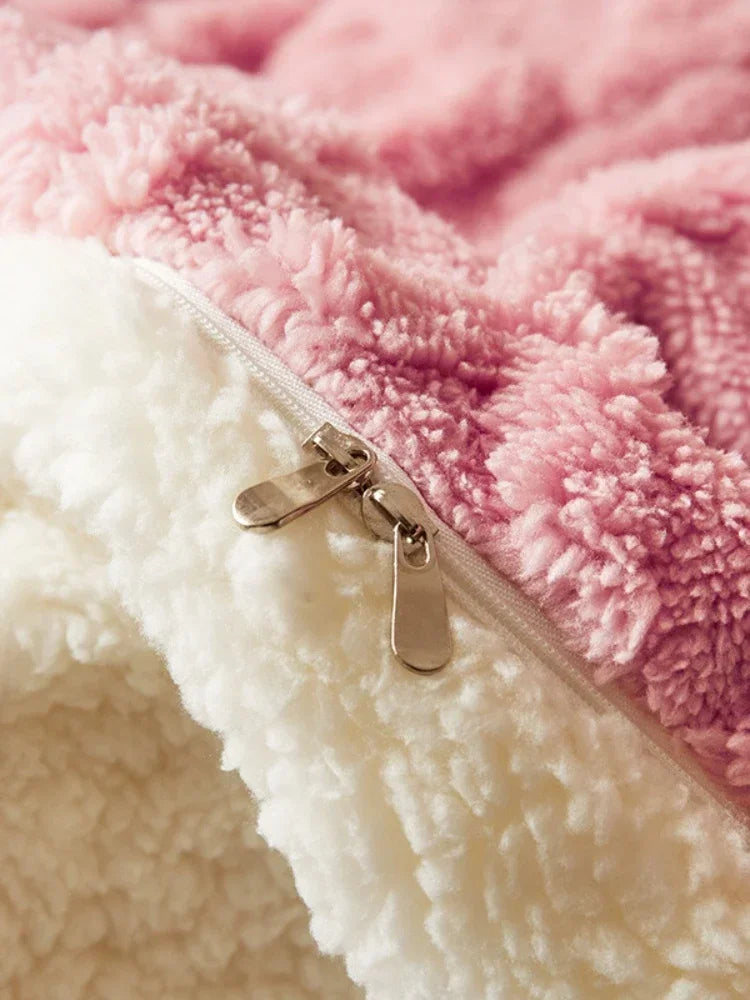 Artificial Fleece, Quilt Blanket, Various Colors, Sizes