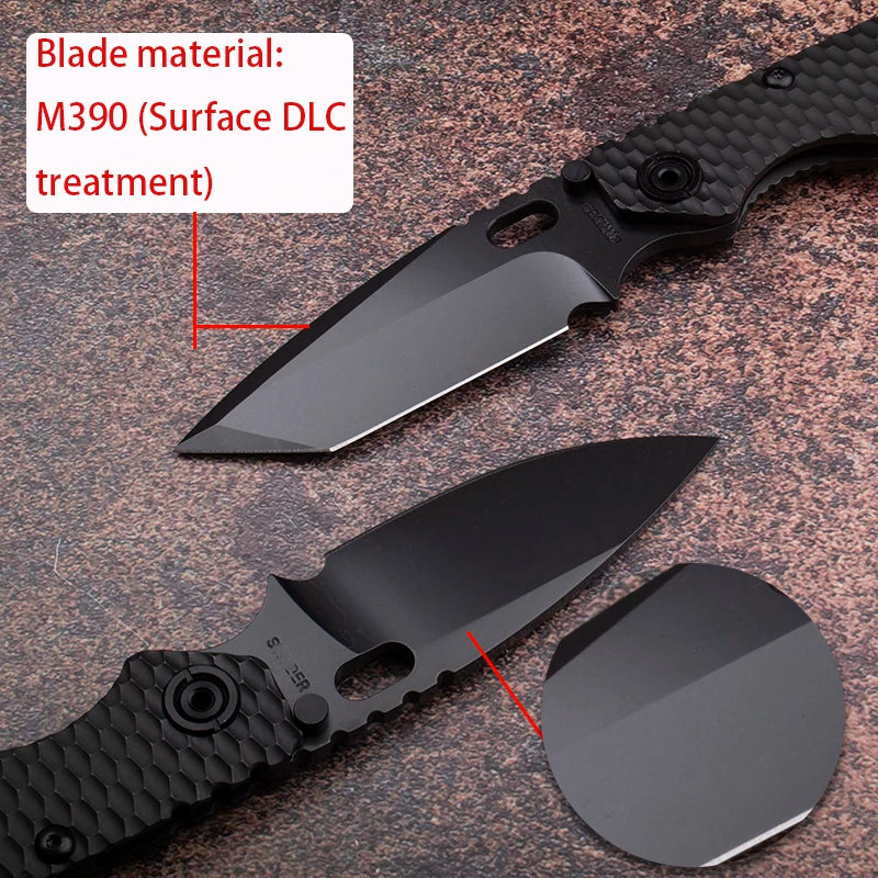 Titanium Handle, Folding Pocket Knife
