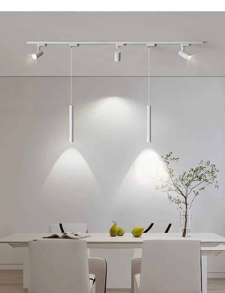 Surface mounted track lights, spotlights, LED, Hanging