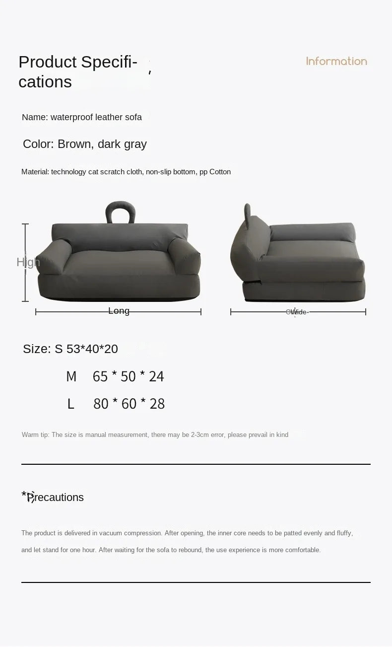 Removable, Washable Dog Bed, Medium, Small, Waterproof