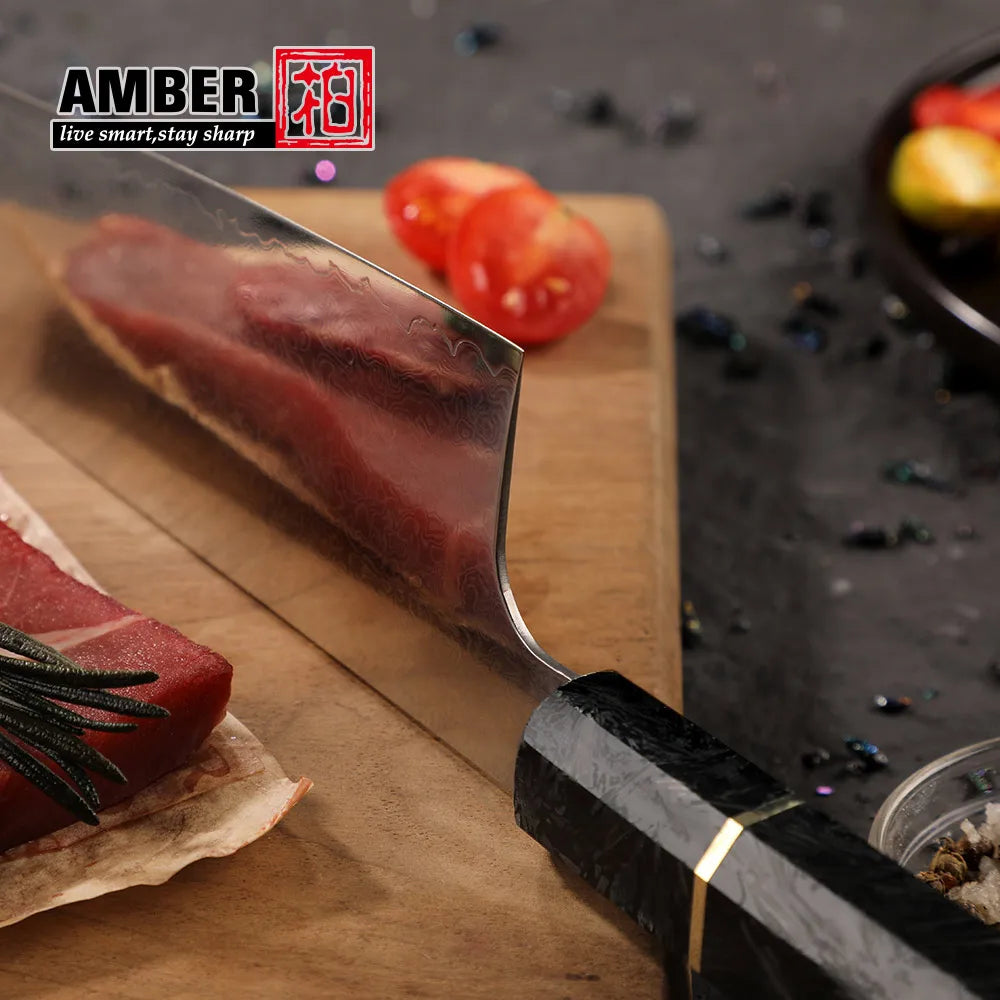 67-layer Damascus steel 8" Kiritsuke Kitchen knife