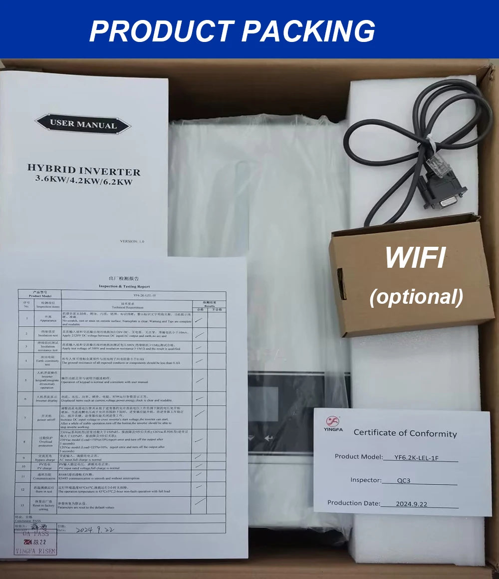 Solar Power Pure Sine Wave Inverter 3.6kW 24V 110V