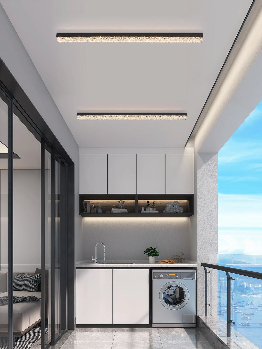 Ceiling Light Long Lamp, Dressing Room, Foyer