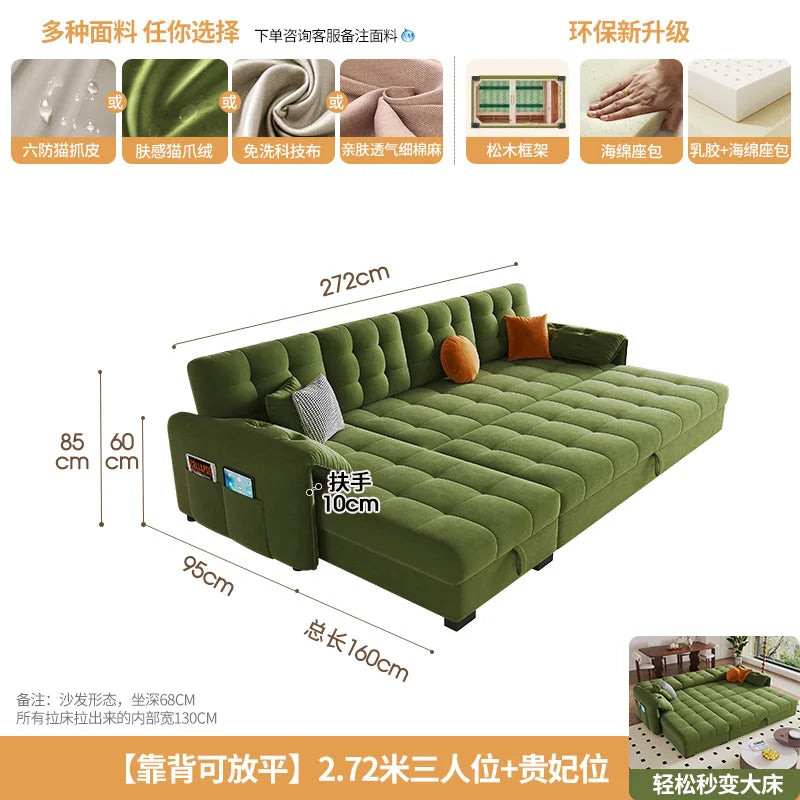 Modular Individual Sofa, Bed Convertible, Pull Out