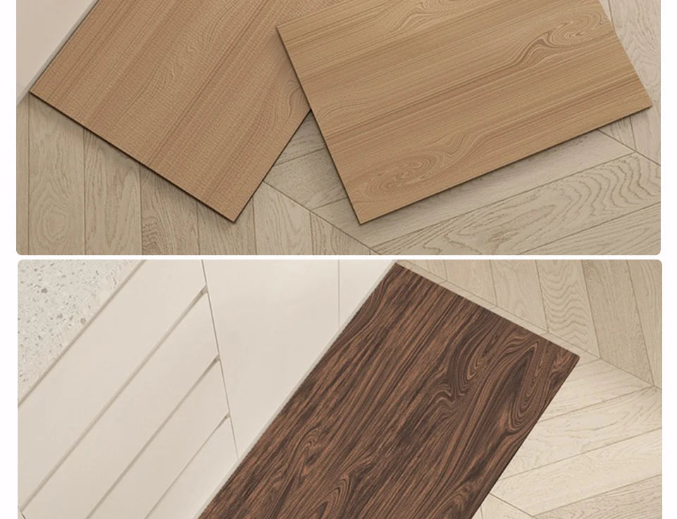 Waterproof Floor Mat, Imitation Wood, Long Size