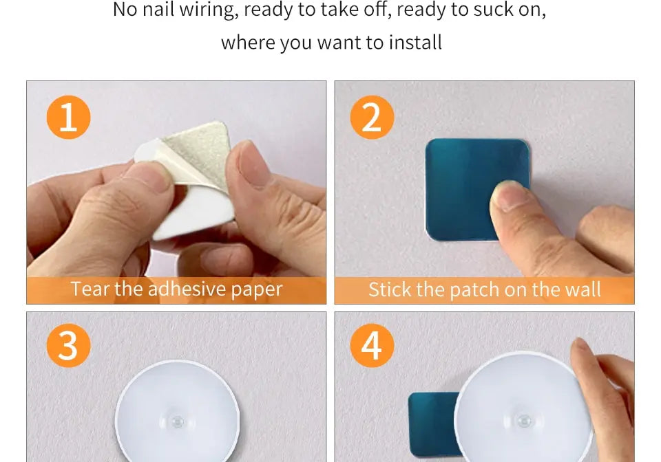 Rechargeable LED Lights Motion Sensor Night Light