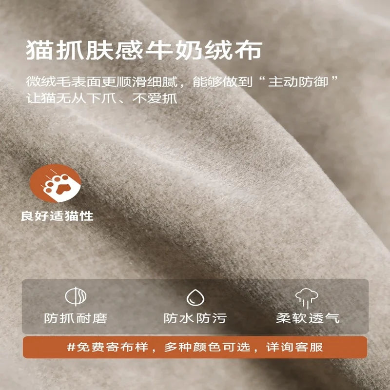 Velvet Corner Sofa for Cozy Living Room