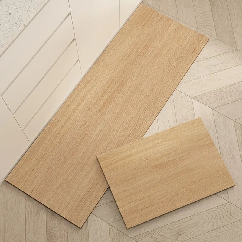 Waterproof Floor Mat, Imitation Wood, Long Size