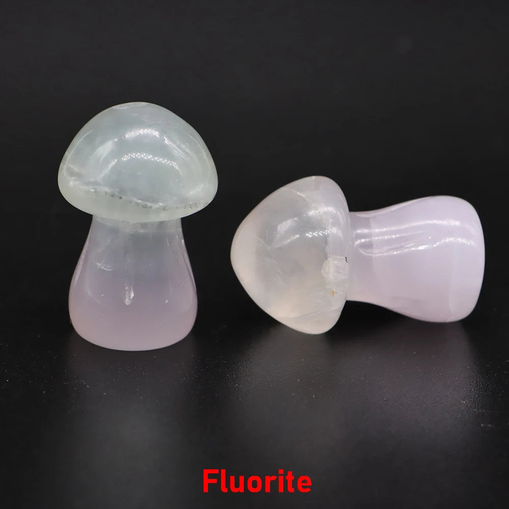 1.5" Crystal Mushroom Mineral Healing Home Decoration