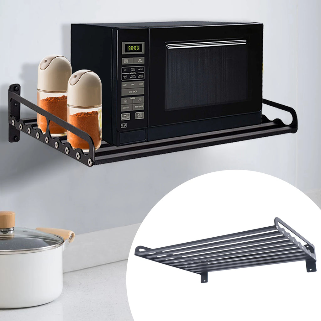 Wall-Mounted Microwave Oven Rack 50kg Capacity