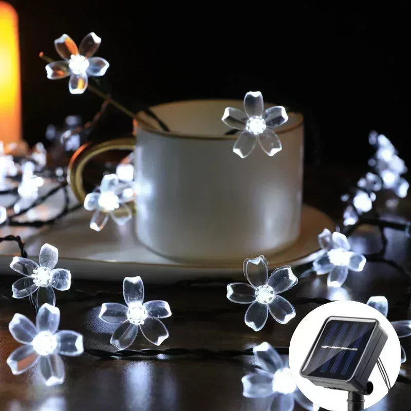 Solar LED Cherry Blossom Light String