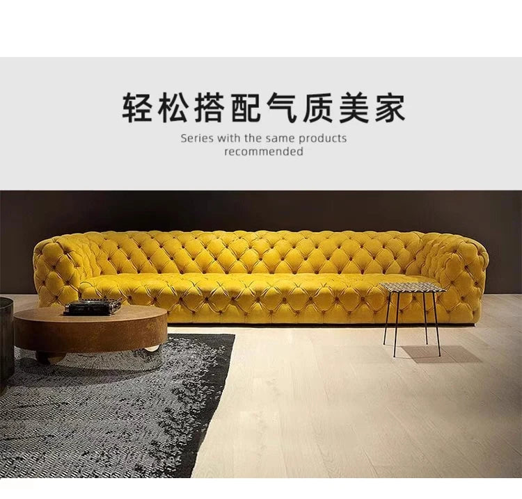 Simple Fancy Living Room Sofas, Large Gold