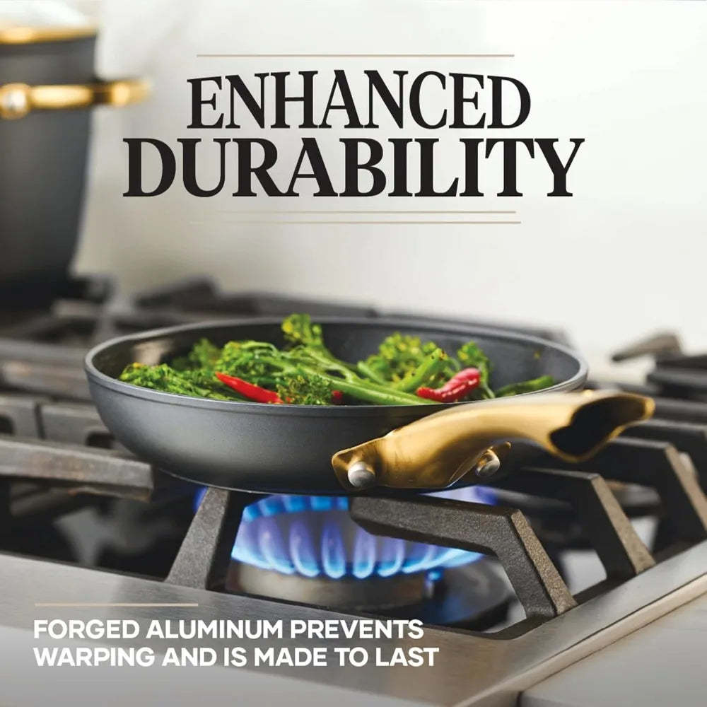 Farberware Forged Nonstick Cookware Set with Lids