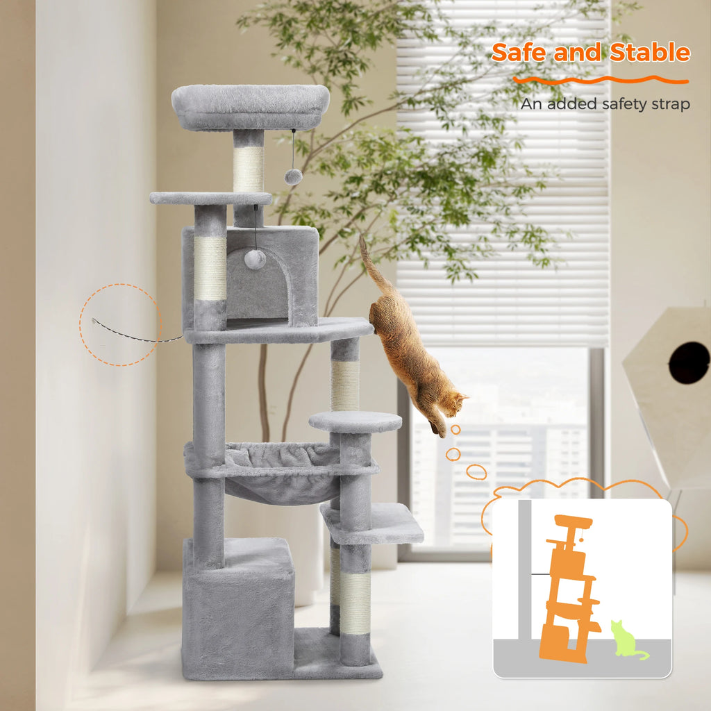 Large Cat Tree and Tower for Indoor Cats