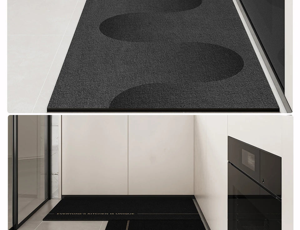 Kitchen Long Foot Mats, Non-slip, Oil-proof