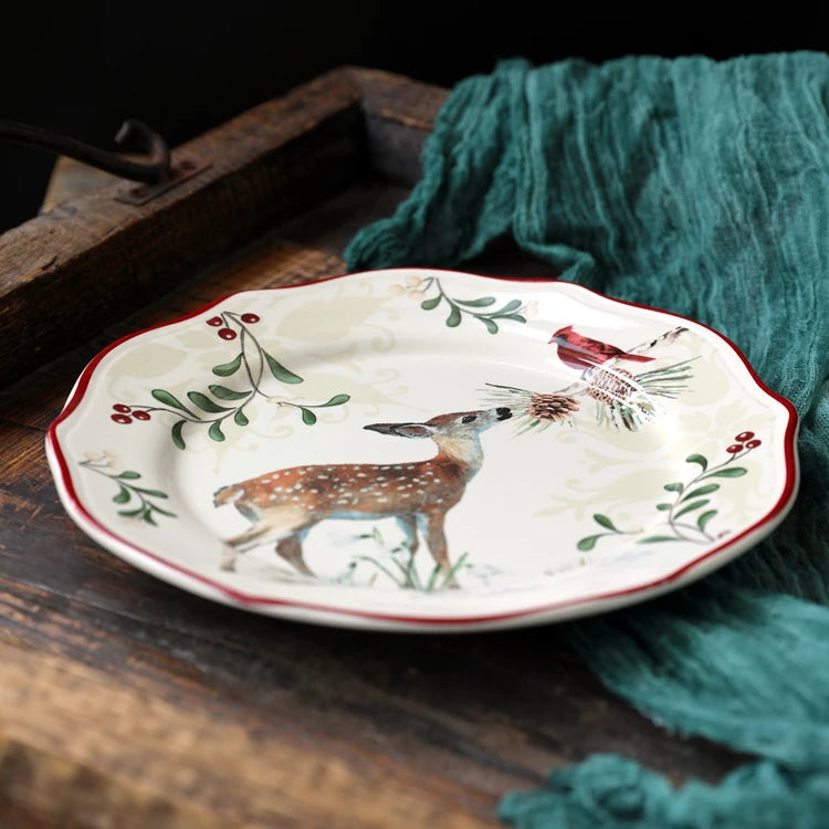 Creative Retro Ceramic Tableware, Multiple Holiday Designs