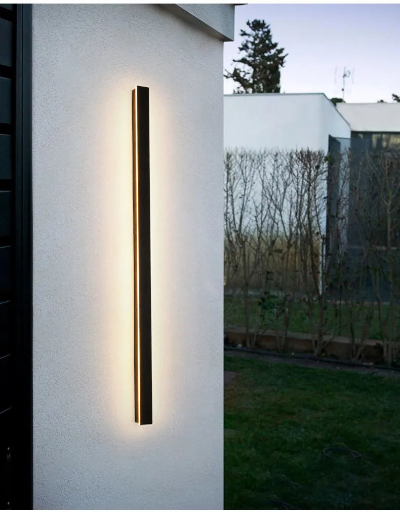 Waterproof Outdoor Garden Wall lamps, LED, Black, White
