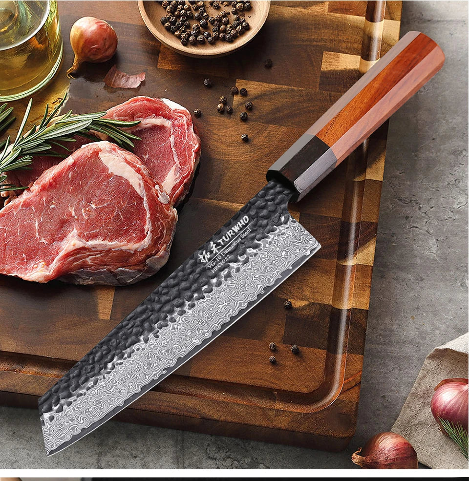 8.2-inch Japanese Chef Knife Handmade Damascus Steel