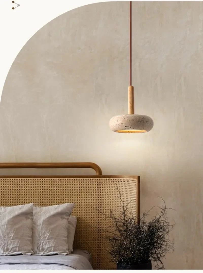 Stone Pendant LED Lamps, Bedroom, Bathroom, Dining Room