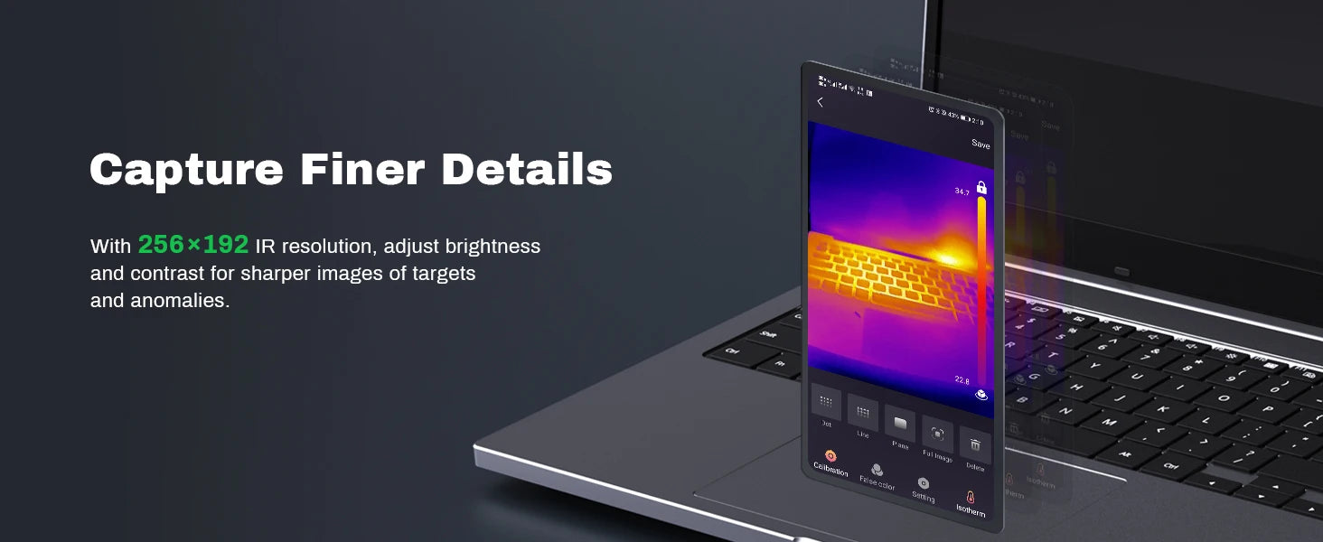 Thermal Imaging Infrared Camera, 4 USB-type C