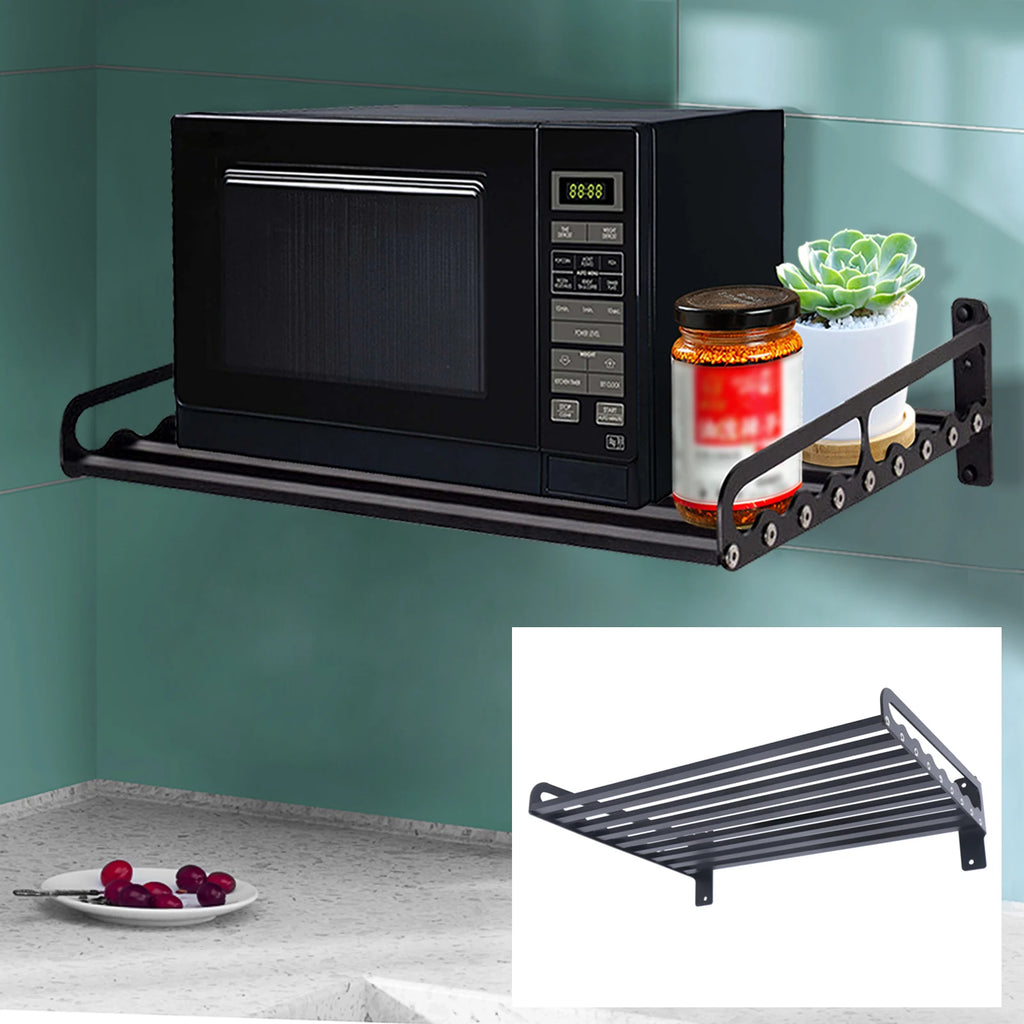 Wall-Mounted Microwave Oven Rack 50kg Capacity
