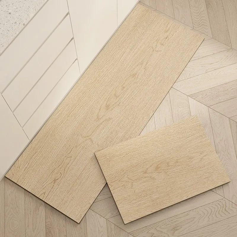 Waterproof Floor Mat, Imitation Wood, Long Size