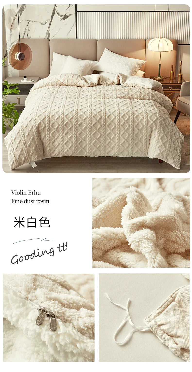 Artificial Fleece, Quilt Blanket, Various Colors, Sizes