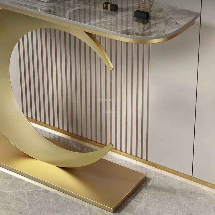 Slate Hallway, Porch Iron Console Table