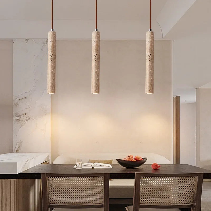 Stone Pendant LED Lamps, Bedroom, Bathroom, Dining Room