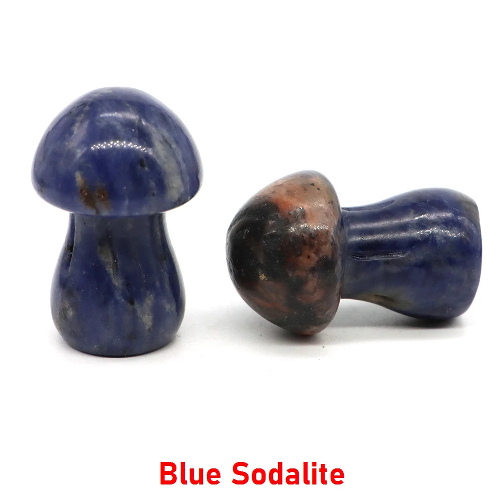 1.5" Crystal Mushroom Mineral Healing Home Decoration