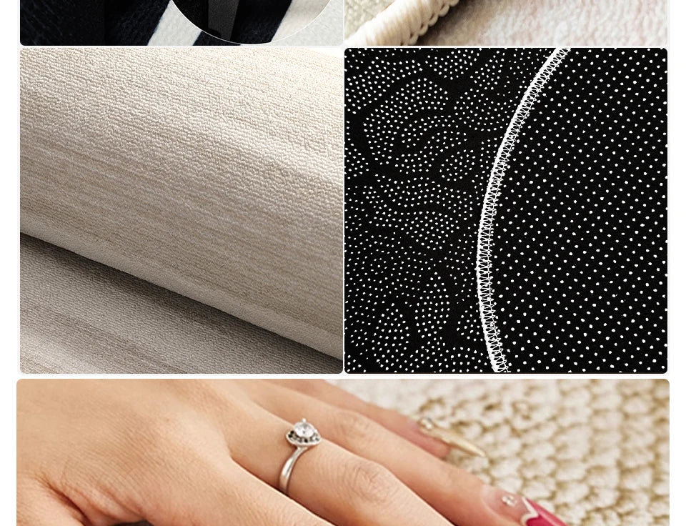 Round, Soft, Anti-slip Carpets
